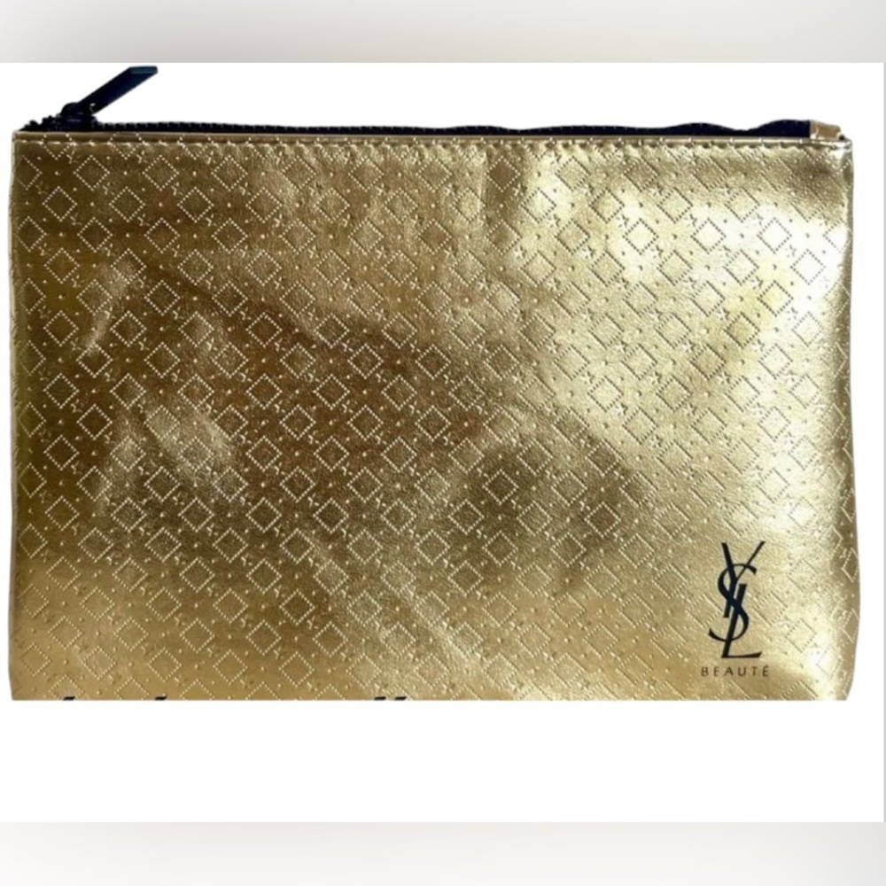 Yves Saint Laurent YSL Beaute
Gold Makeup Bag